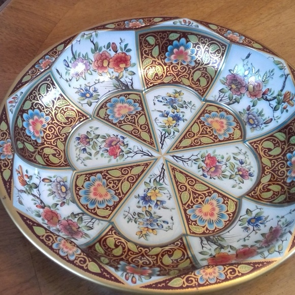 Vintage Daher Dining Decorated Ware Metal Serving Bowl Poshmark